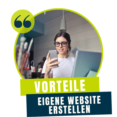 Das erstellen der eigenen Website bietet viele Vorteile